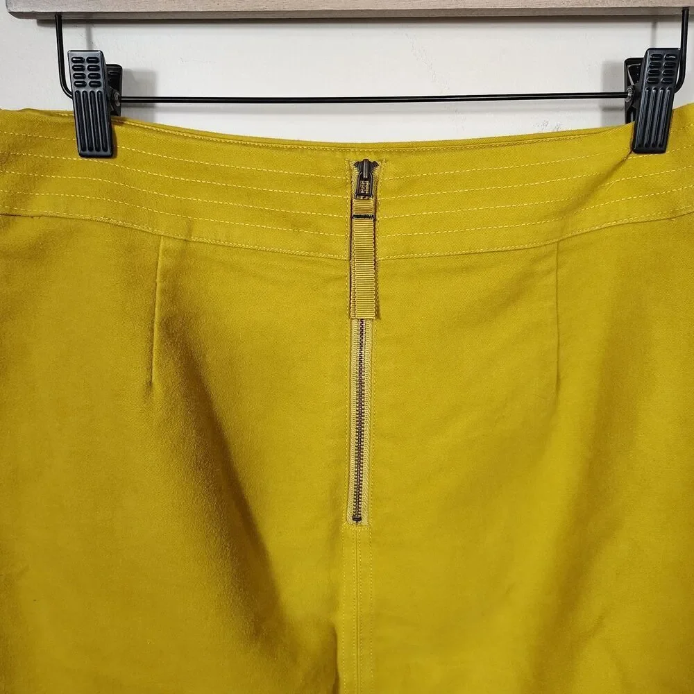 Boden A Line Mini Skirt Womens Size 12L Pocket Preppy Academia Workwear - Picture 5 of 10